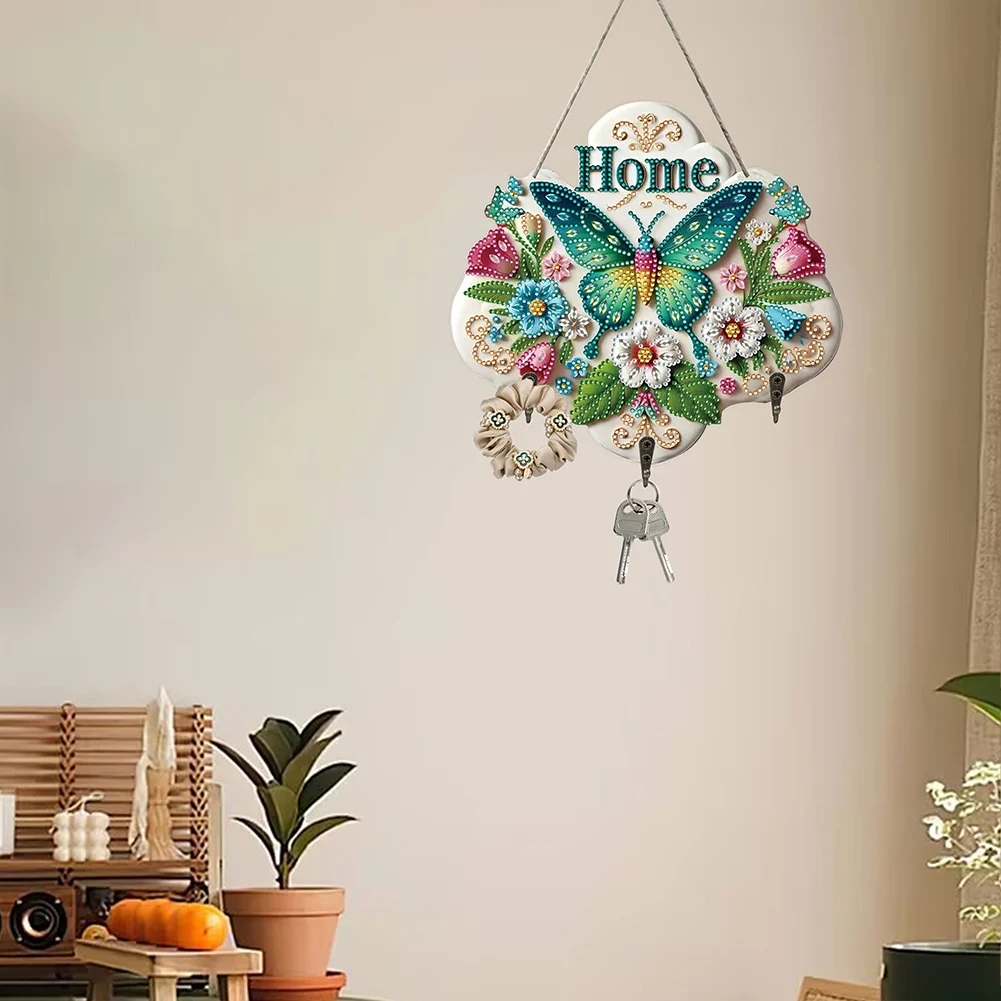 DIY Diamond Painting Hanging Hook Creative Handmade Gift for Various Occasions for Wall Decoration and Space-Saving Storage