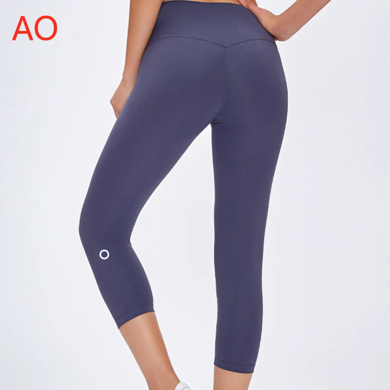 High Waist Yoga Pants Women's Workout Capris Tummy Control Gym