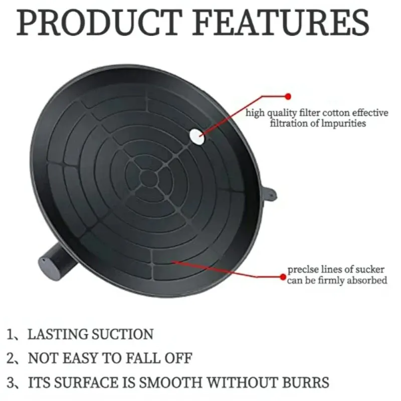 كوب شفط مكنسة كهربائية يدوي، بقدرة رفع 250 كجم، بق...