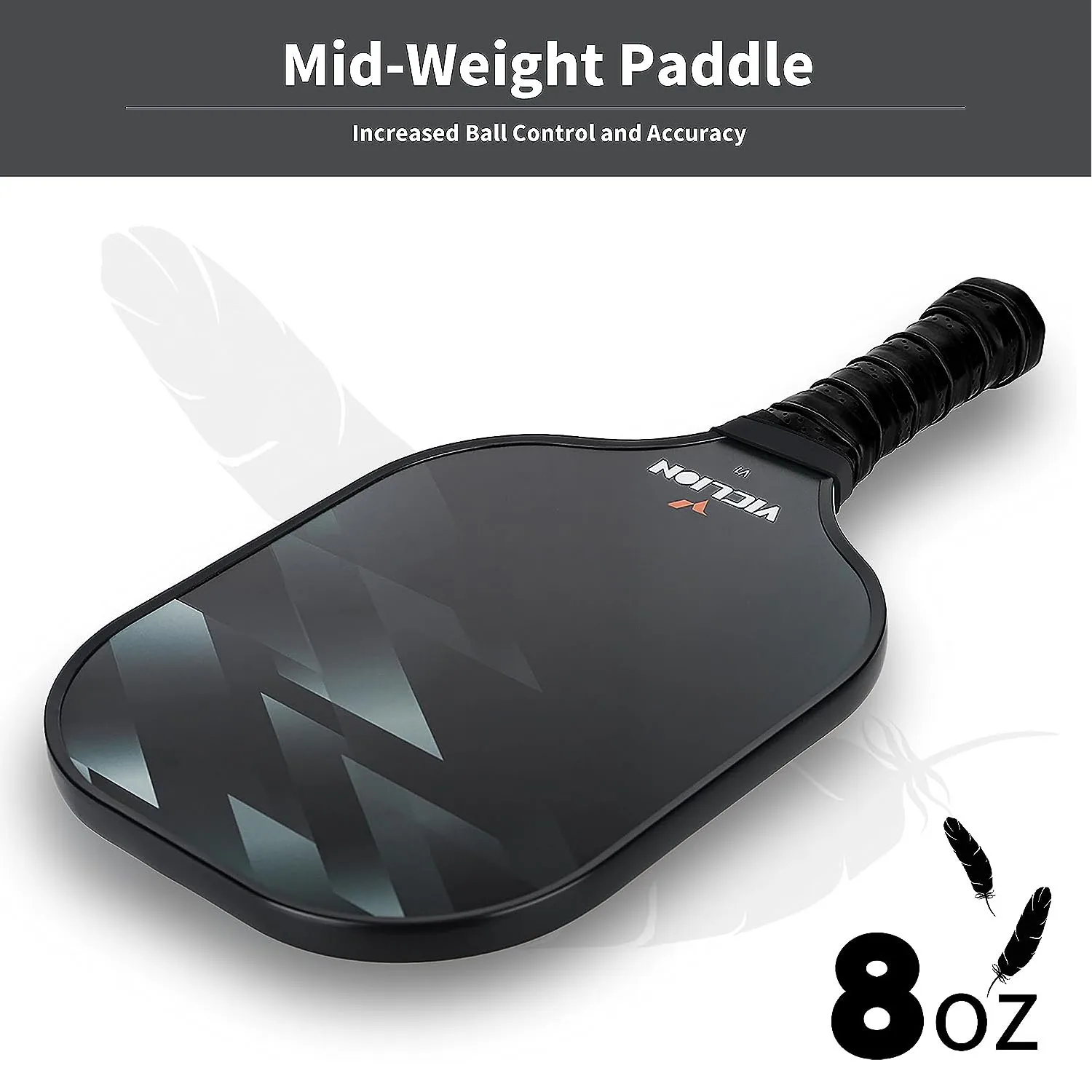 Pickleball Paddle Set USAPA Approved Graphite Pickleball Set of 2 Tennis Rackets 4 Balls Sports Beach Tennis Racquet