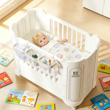 Babypods Crib Mobile Folding Confinement Center Portable Multifunctional Splicing Bed Newborn Baby Cot S94e7b7d1c0d8475fa9c3255459061045a