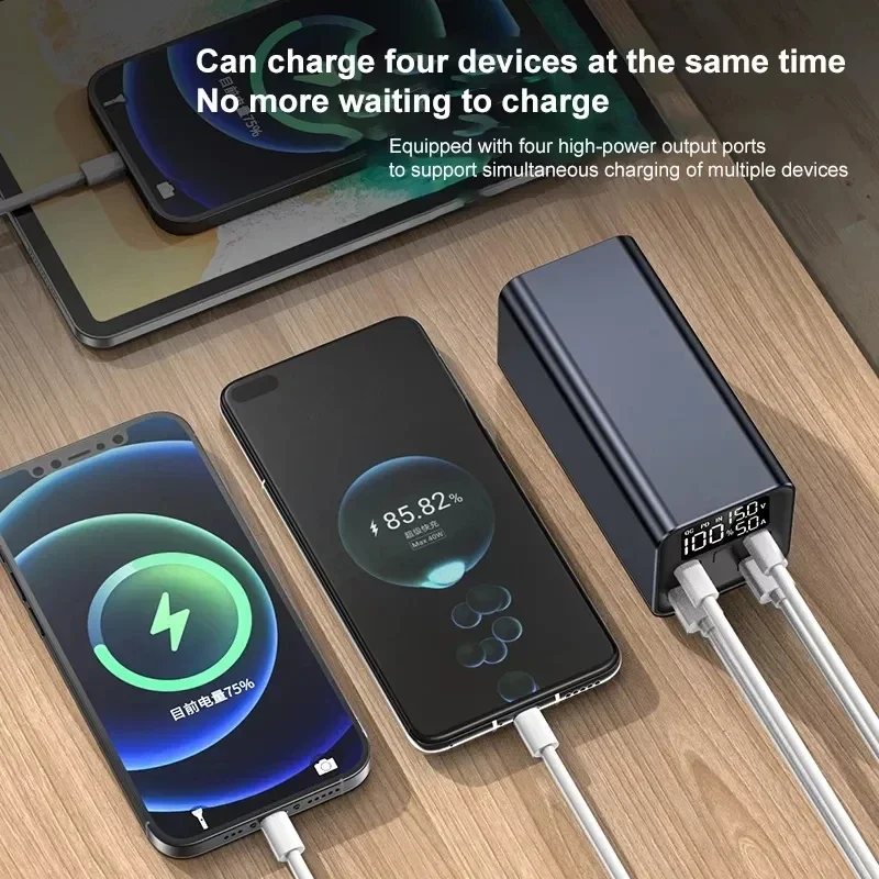 100W Powerbank 20000mAh Power Bank Fast Charging Portable Charger External Battery for IPhone Xiaomi Laptop Tablet Smartphone 4
