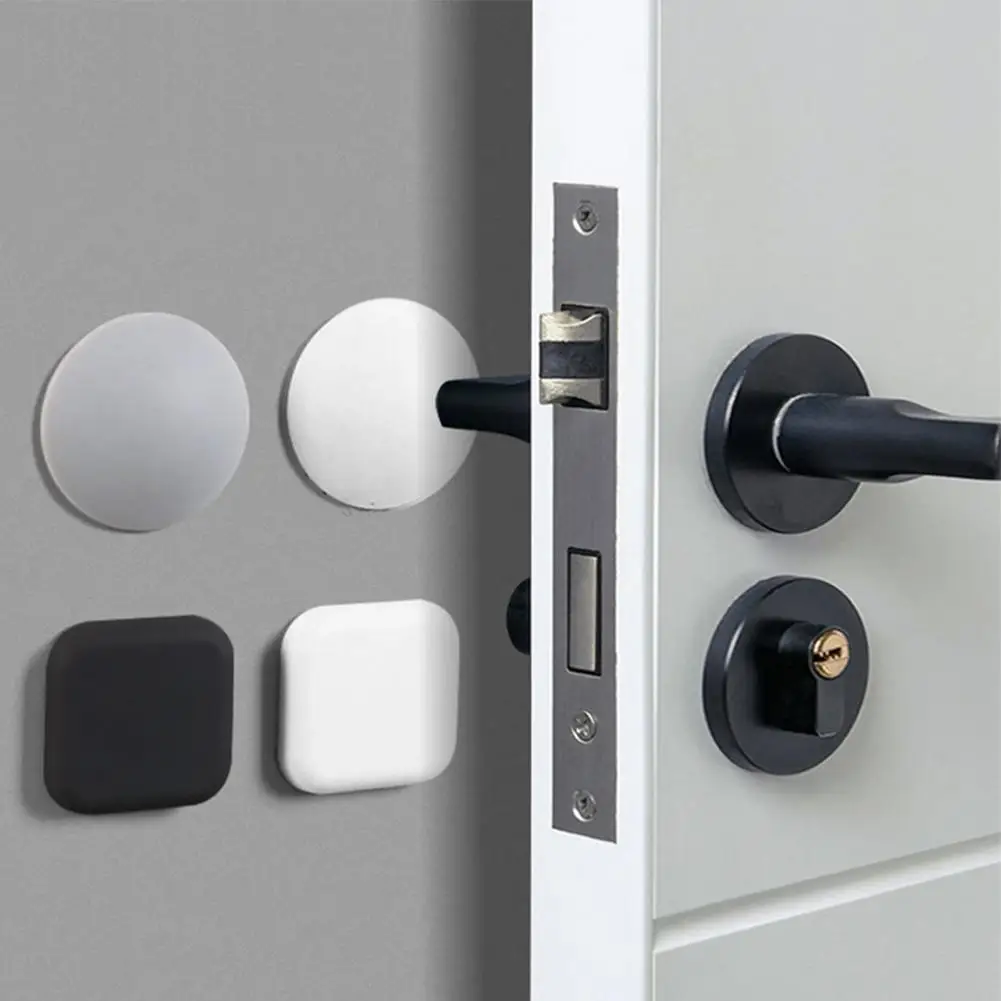 1pcs Reusable Door Stopper Shock Absorbent Self Adhesive Wall Protectors For Stopping Wall Damage Noise From Doors