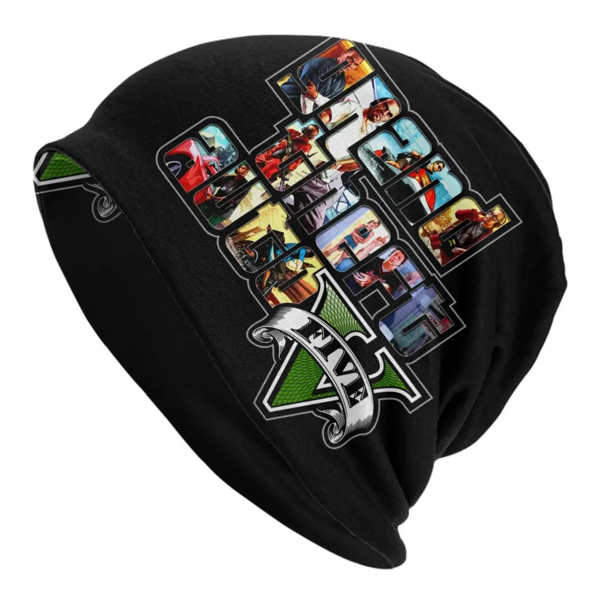 

Grand Theft Auto Skullies Beanies Caps Unisex Winter Warm Knitted Hat Women Men Adult GTA Adventure Game Bonnet Hats Ski Cap