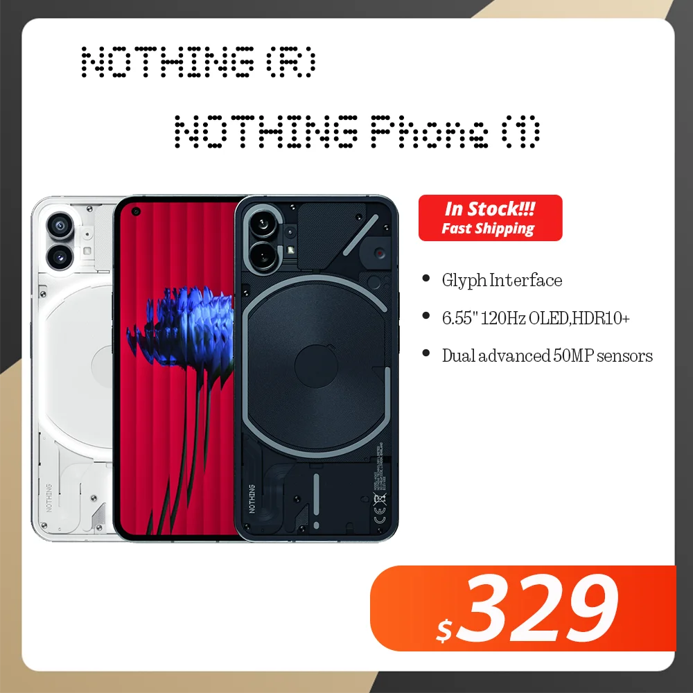 In stock Global Version Nothing 1 Qualcomm Snapdragon 778G+ 6.55