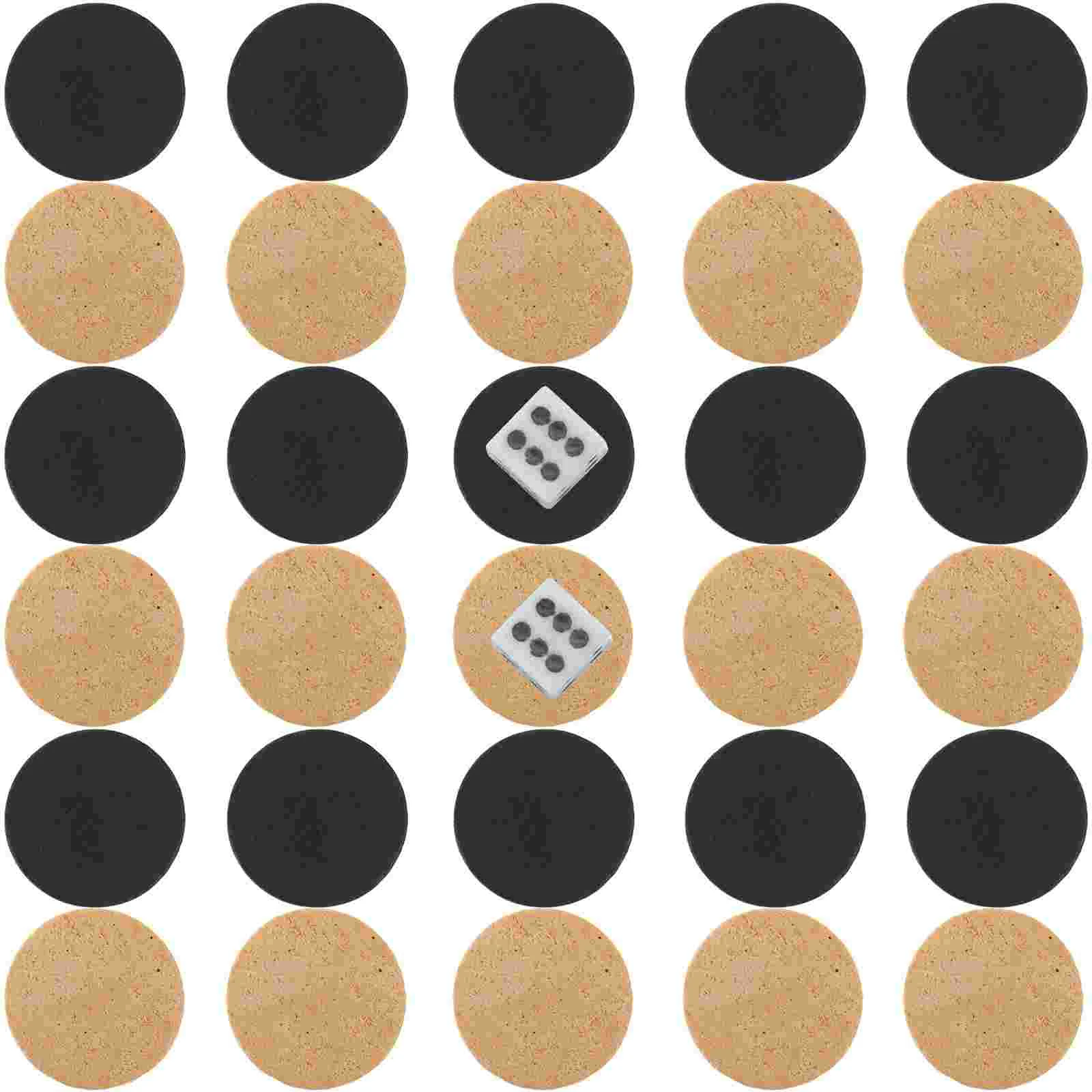 Backgammon Chess Pieces Travel Playing Game Chips Crokinole Board Wood Checkers