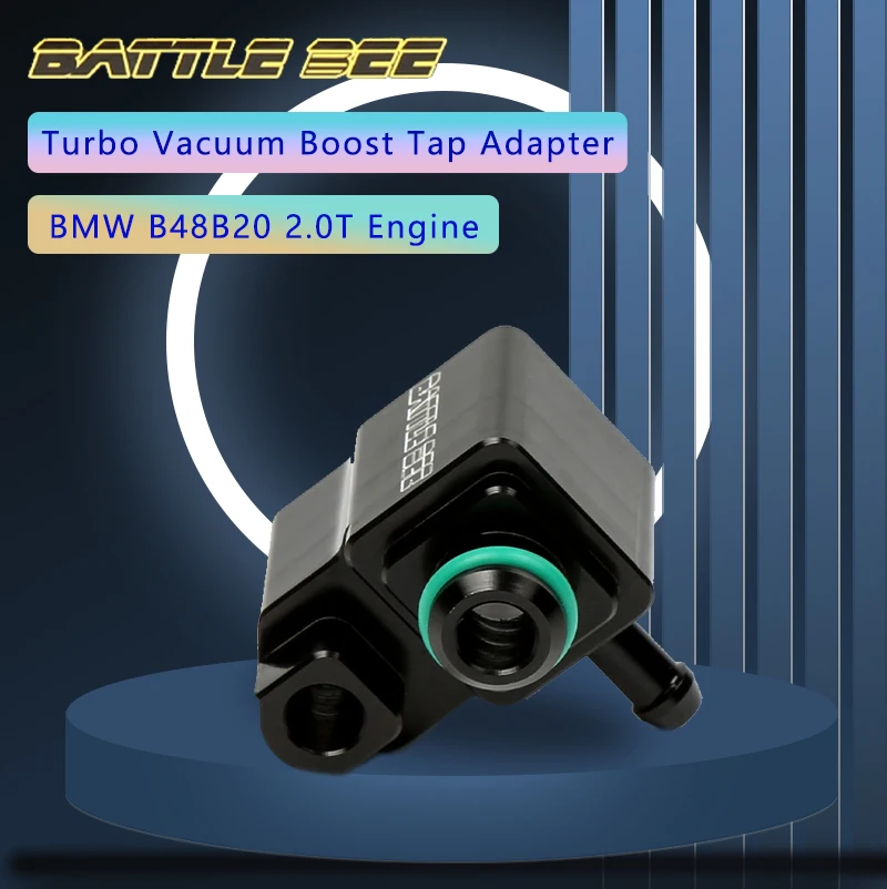 Turbo Boost Tap Vacuum Adapter Per Bmw B48B20 2.0T Engine 3 Series X3 Battle Bee Misuratore Del Sensore Boost In Lega Di Alluminio