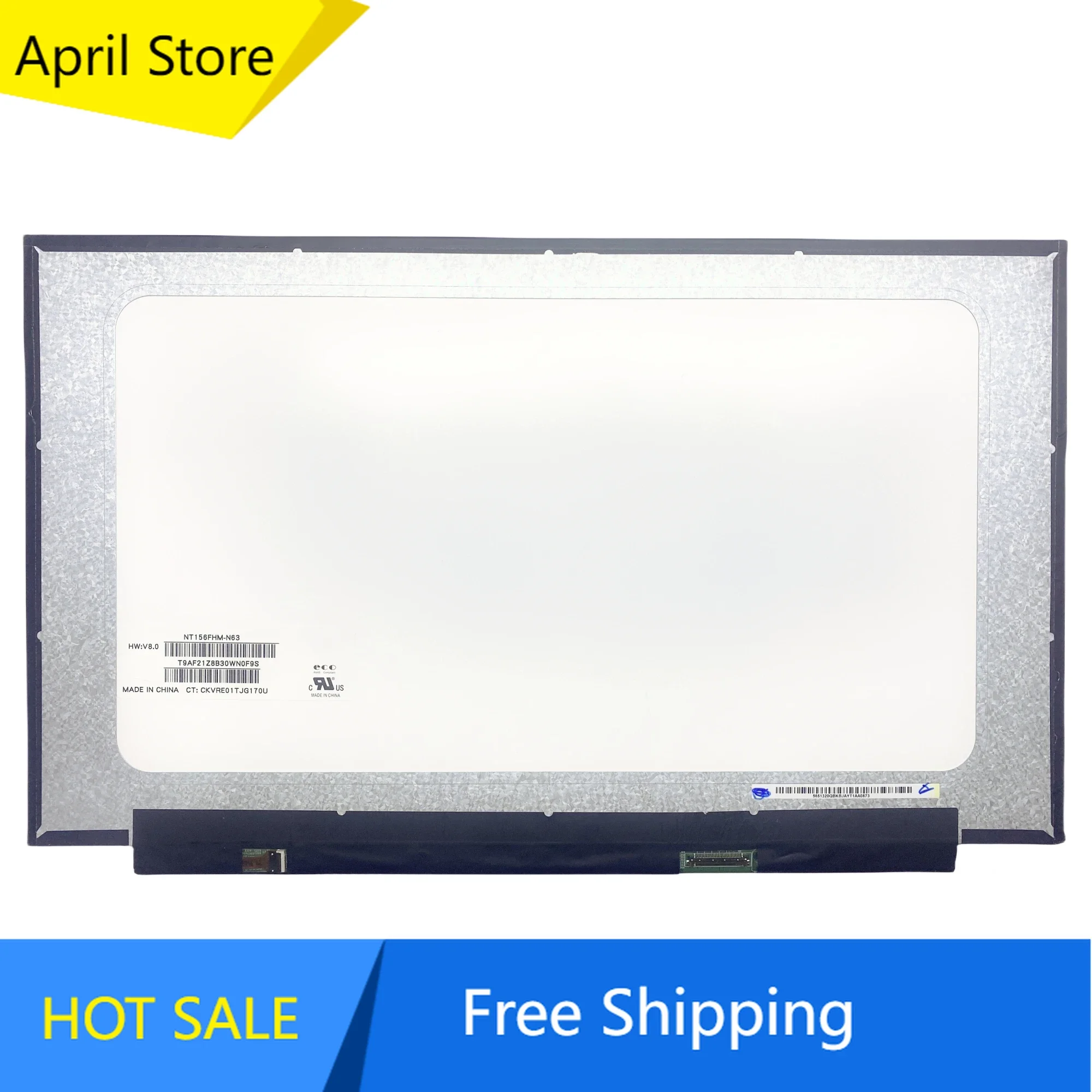 

NT156FHM-N63 15,6 ''ЖК-дисплей для ноутбука, Светодиодная панель дисплея 1920*1080 EDP, 30 контактов