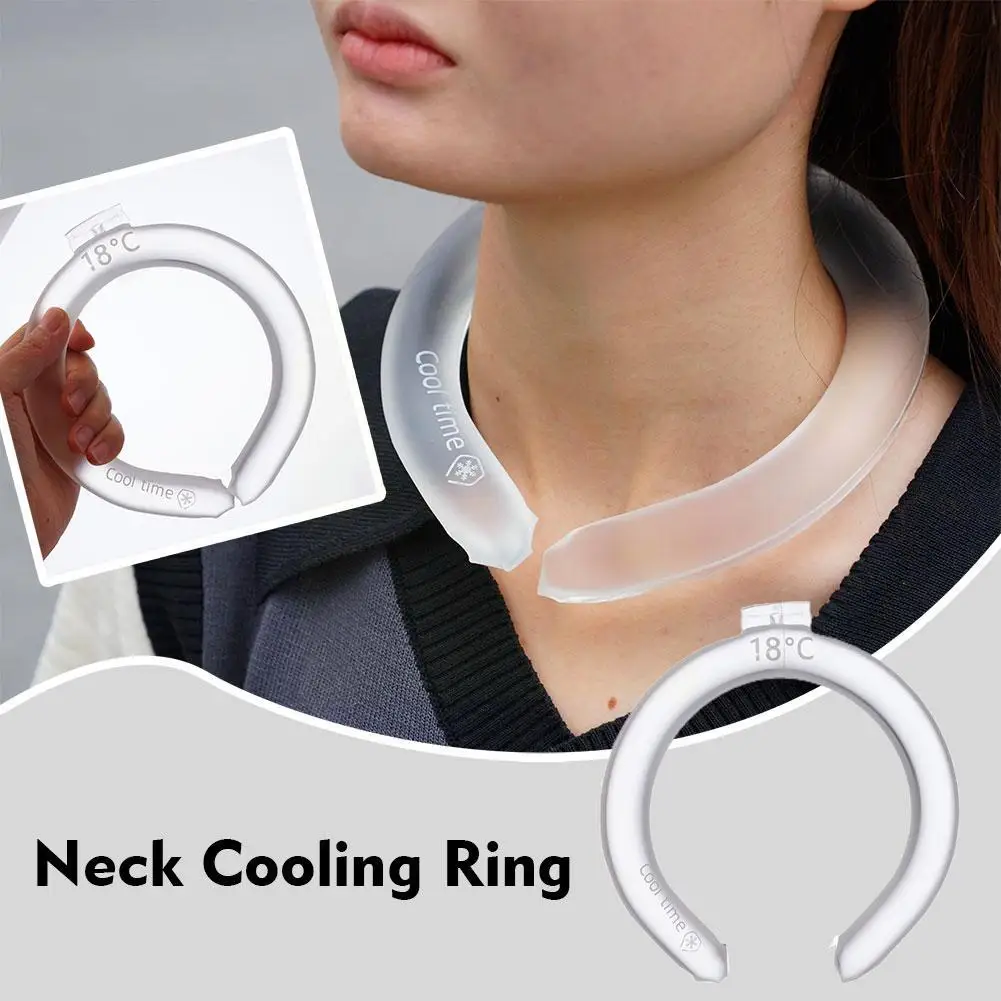 

Cooling Reusable Neck Cooler Ice Cushion Tube Prevention Ice Running Equipment Cycling Summer Cooling Heatstroke Tube W0H7