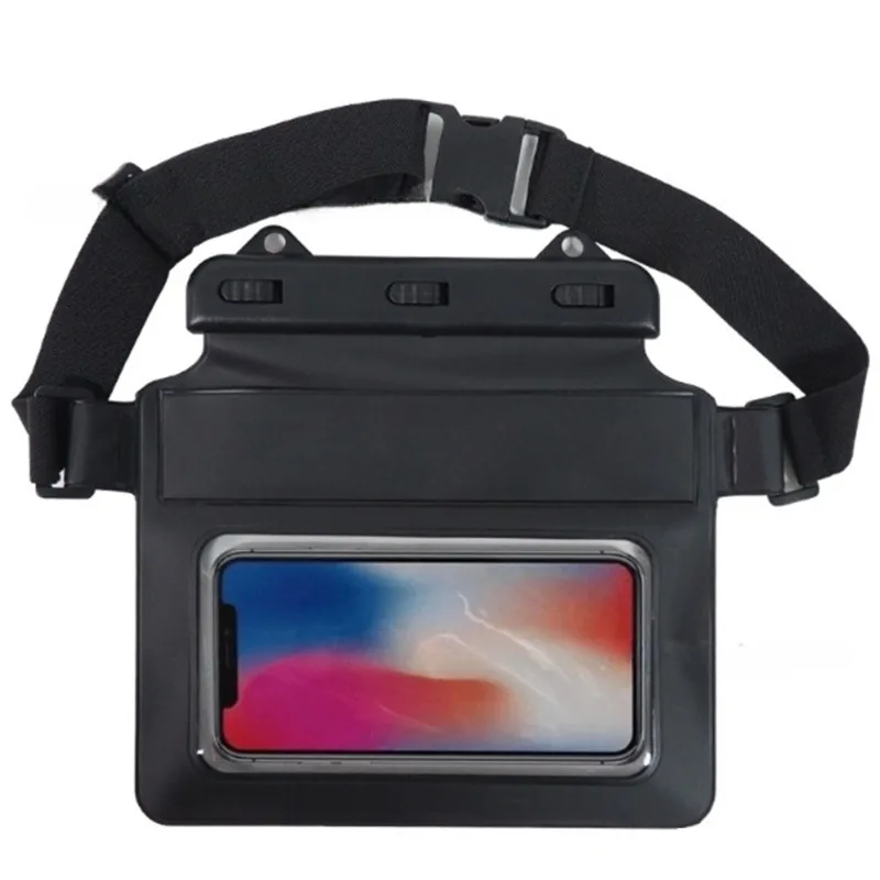 

Waterproof Waist Bags Dry Float for Swimming Mobile Phone Bag Kayaking Snorkeling Universal Protective Pouch Swim Gym Bag