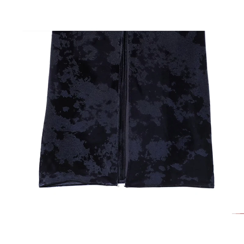 2025 New Women Fashion Velvet Dress Elegant Long Dresses V neck Ruched Chic Dresses For Women Long Sleeve Evening Party Dress