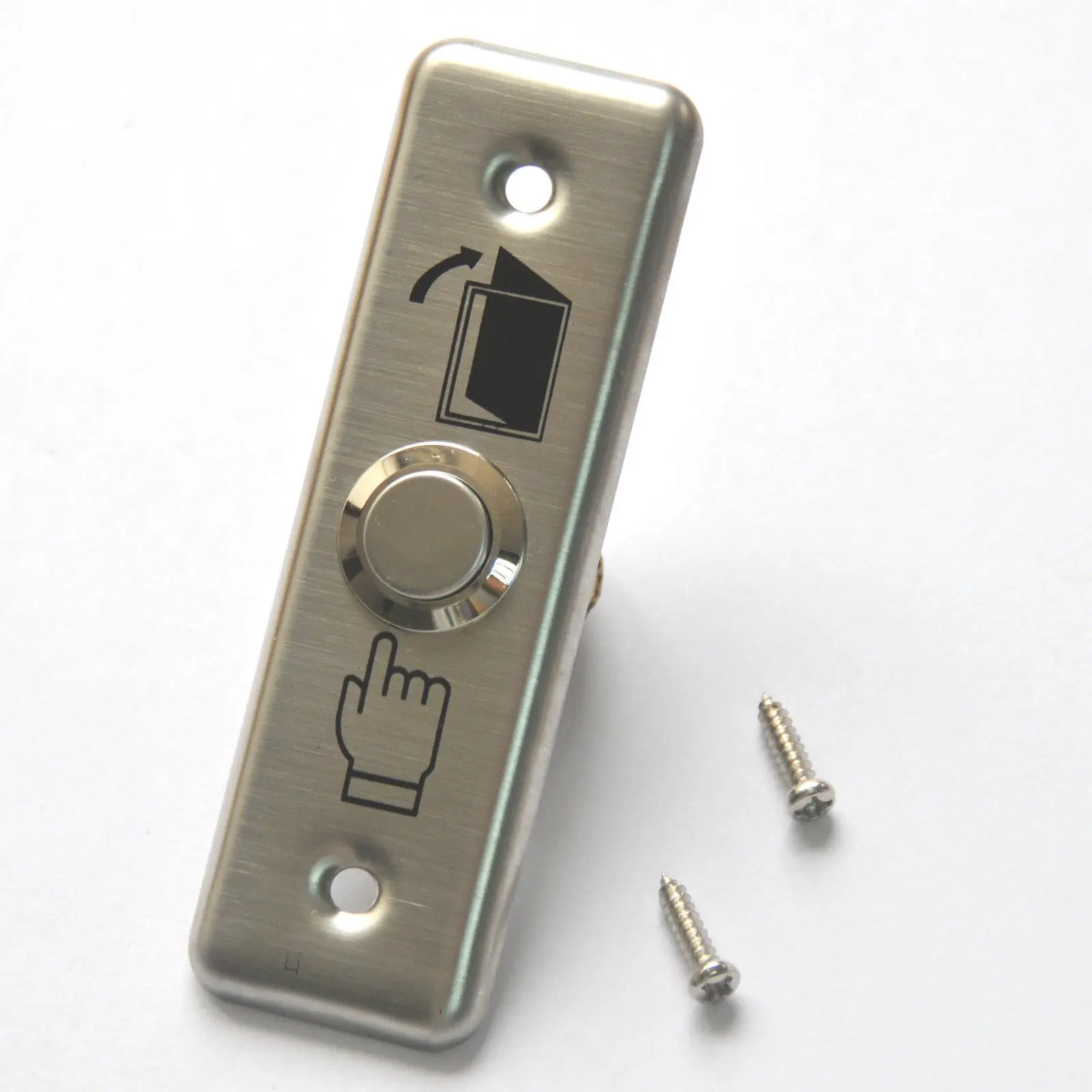 Stainless Steel Door Access Button For Access Control Slim Exit Push Release Button door access button