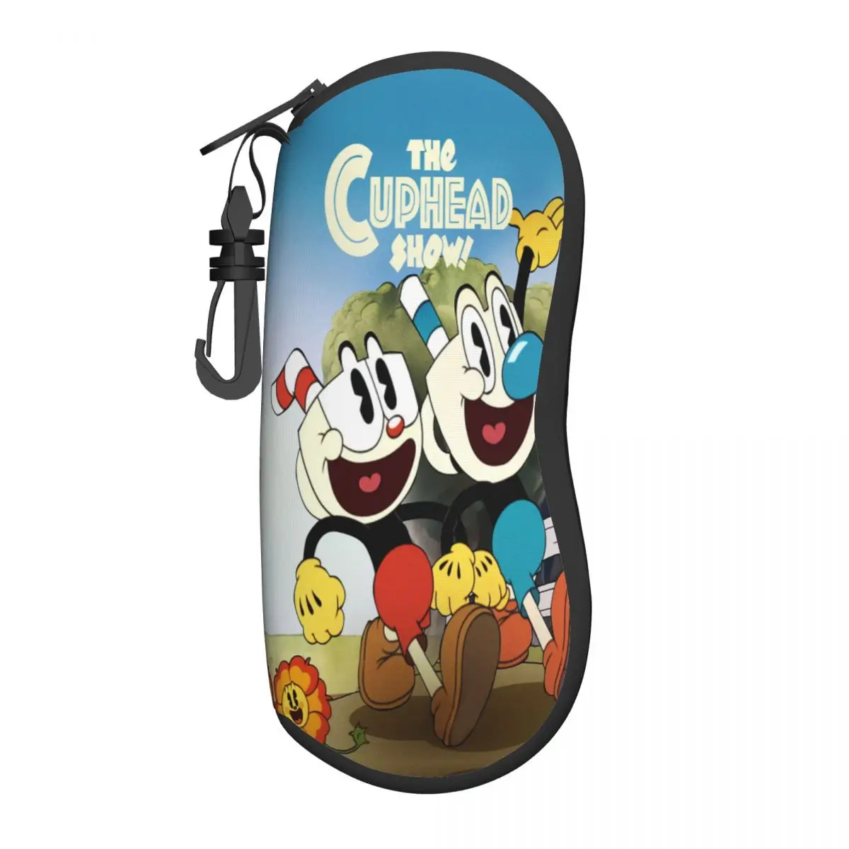 

Cute The Cuphead Glasses Case Unisex Fashion Accessories Anime Game Eyewear Storage Box Print Eyeglasses Box
