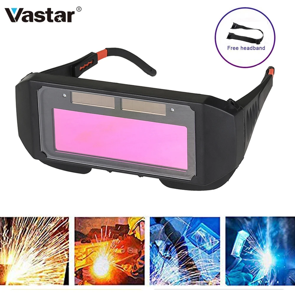 Automatic Dimming Welding Glasses Light Auto Darkening Anti Eyes Shield