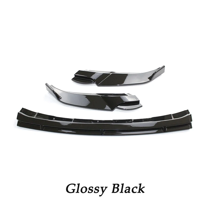 Séparateur/Spoiler Avant Pour VW T-Roc - ABS - Style Sportif - Protection Pare-chocs - À Coller Ou Visser