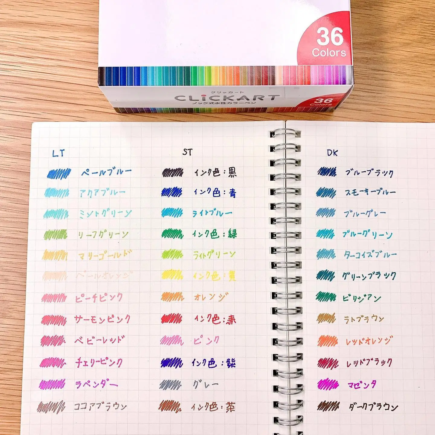 6/12/36/48 Farben ZEBRA Clickart Push einziehbare Marker Aquarellstift Komplettset 0,6 mm WYSS22 Plumones Marcadores Art Supplies – Detail 2