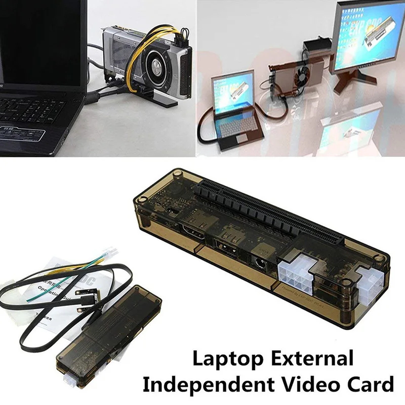 PCI-E Riser EXP GDC External Laptop Video Card with Mini PCI-E NGFF M.2 A/E Key Expresscard Cable Notebook Dock Graphics Adapter