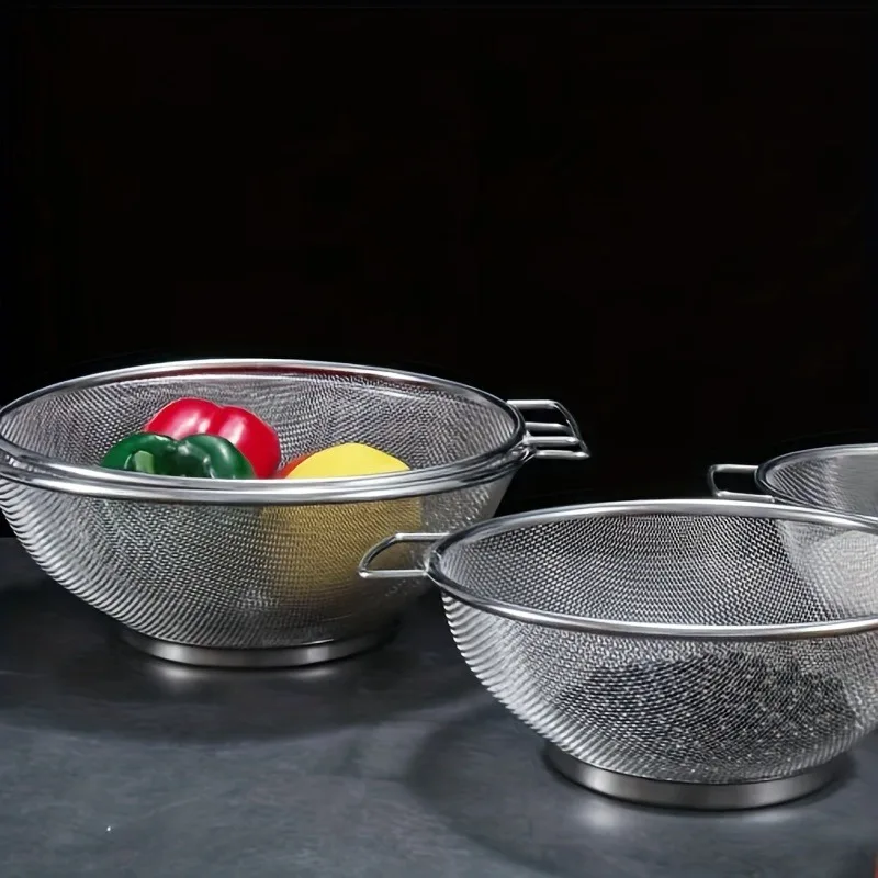 Stainless Steel Colander Set 6