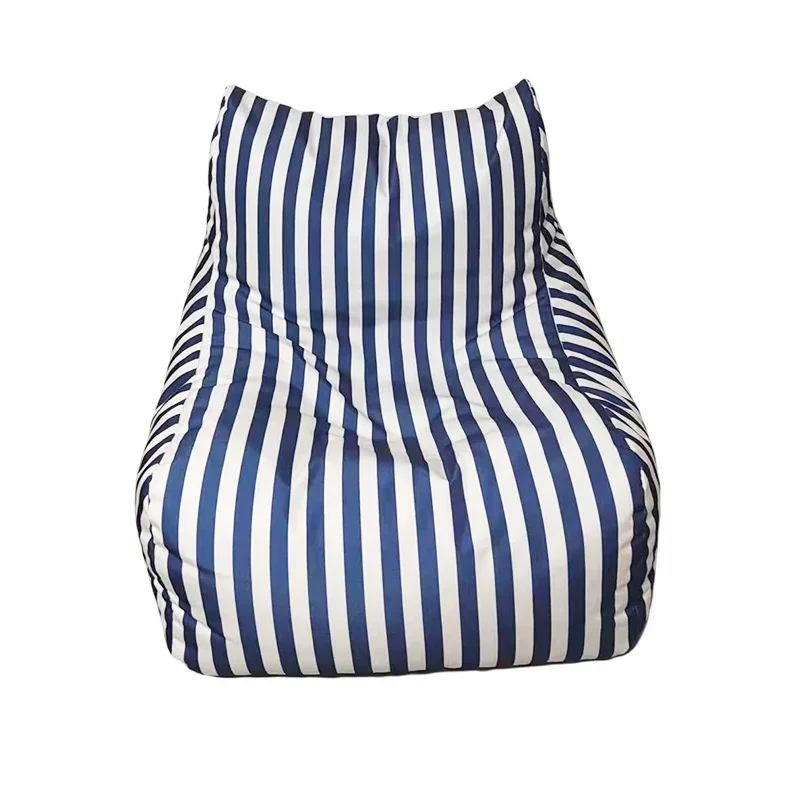 Outdoor Camping Style Chair Durable Bean Bag Sofa with Waterproof Oxford Cloth Fabric Upholstery Coffee Shops Beach Use