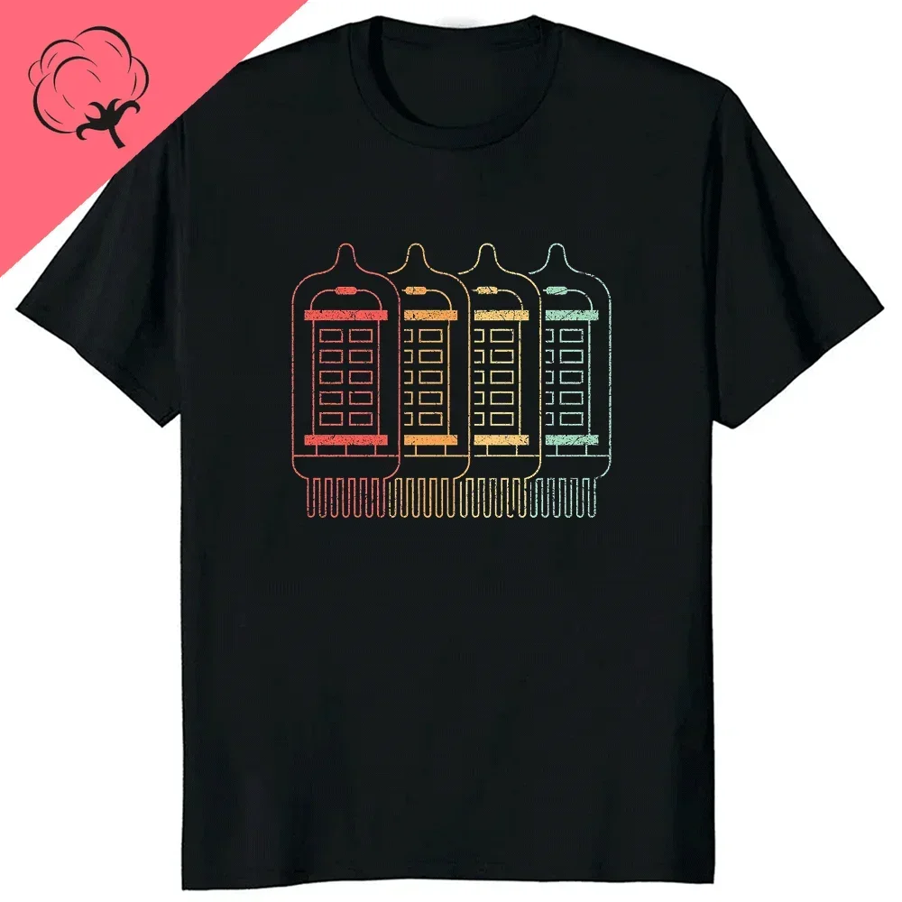 Vintage VU Meter Sound Engineer Graphic Cotton T-Shirt