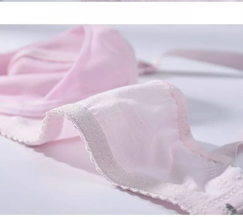 Mutterschaft Still-BH Schwangere Frauen Mutter Mama Offene Brust BH Baumwolle Draht Frei Schlaf Unterwäsche Plus Größe Still-Bralette – Detail 18