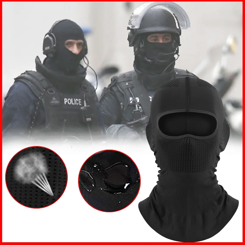 Cagoule militaire balaclava noir