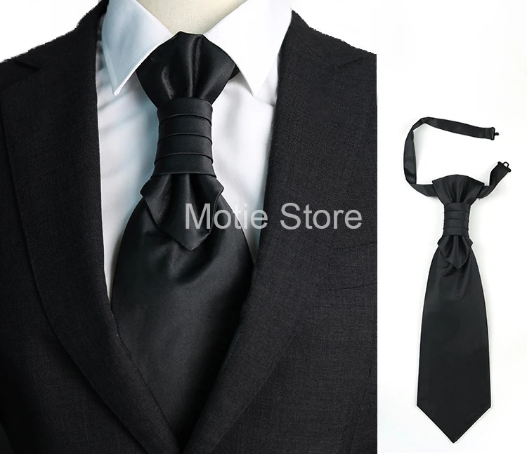 Neuestes Herren-Krawatten-Brosche-Set in einfarbiger Farbe, rot, verstellbare Krawatte, luxuriöse Edelstein-Brosche, klassischer Anzug, Smoking, Bräutigam, Hochzeitsaccessoire – Detail 5