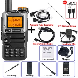 Quansheng Long - Range Walkie Talkie Wireless Radio Set - Australia Standard (K58 Add 4Acc)