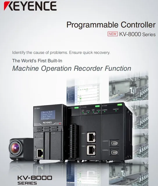キーエンス PLC CPUユニット KV-8000（美品動作保証」KEYENCE 