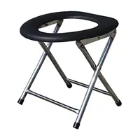 Squat Toilet Seat Stool Bedside Commodes Portable Rounded Edges Easy to Wash 2