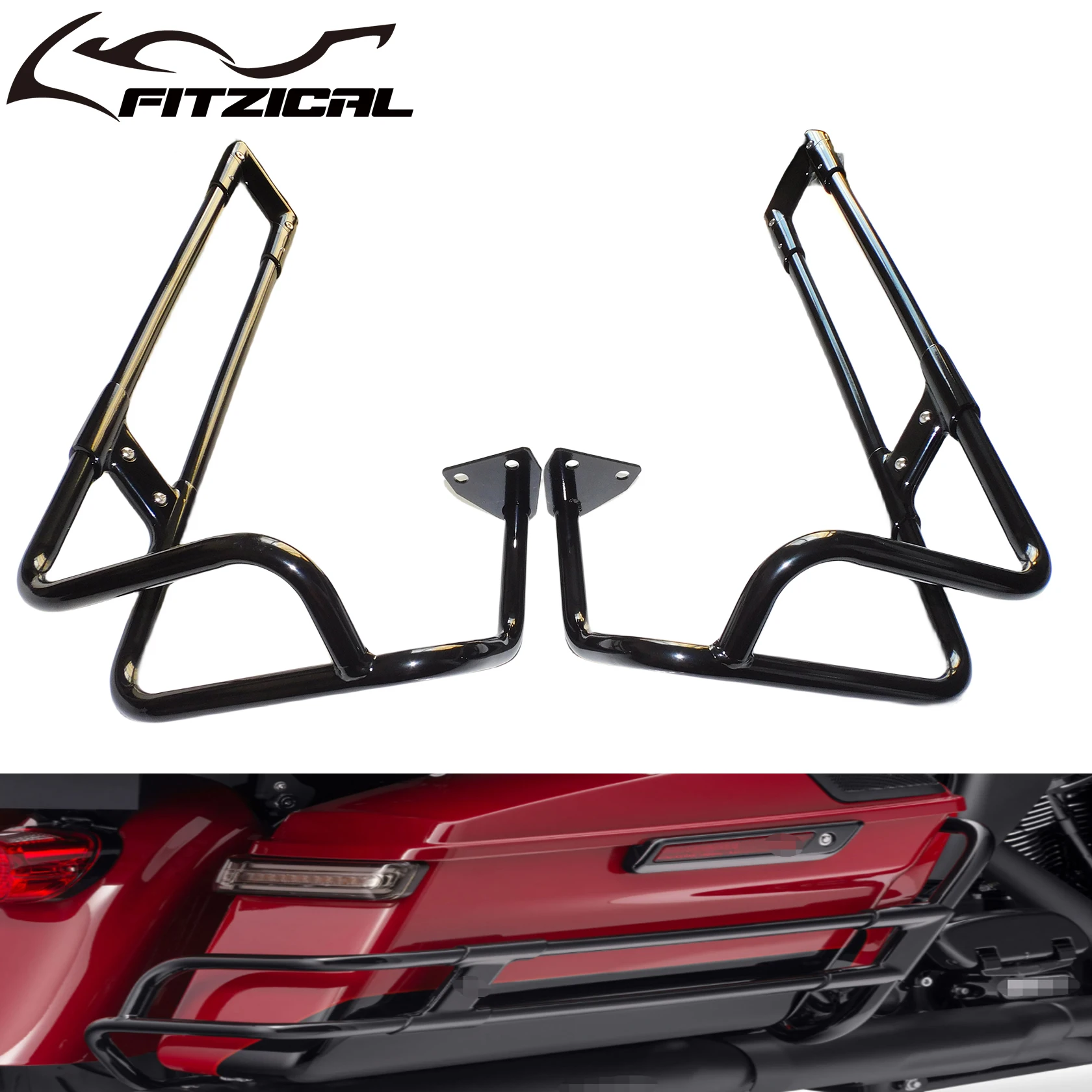 Estribos De Motocicleta Para Pasajeros Y Kit De Montaje Para Harley