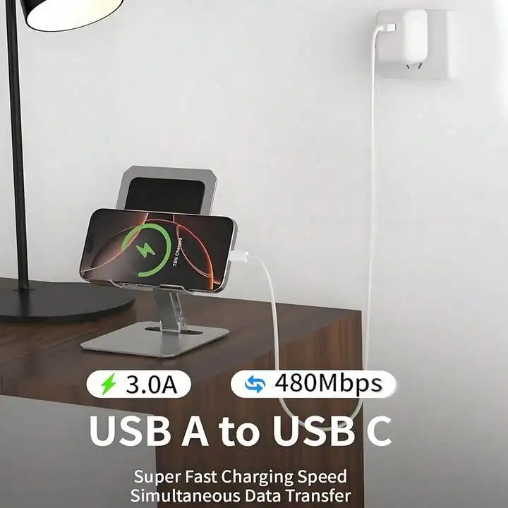 Premium CarPlay Data Cable (USB-A to USB-C) for Seamless Connectivity