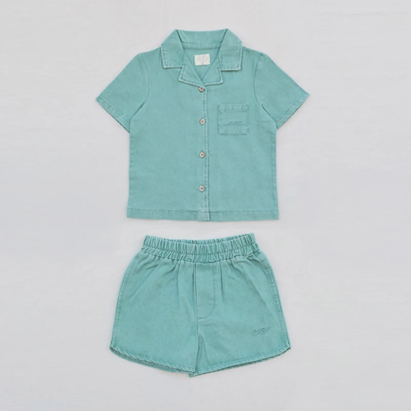 denim set