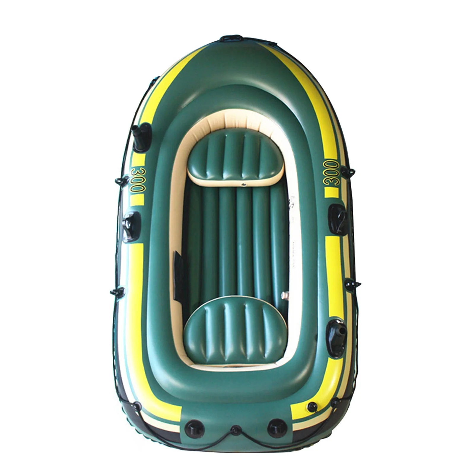 Inflatable Boat Set Heavy Duty Fishing Air Kayak Canoe Set For 2/3 Person (NO Oars And Foot Pump) Fishing Drifting Rafting Boat