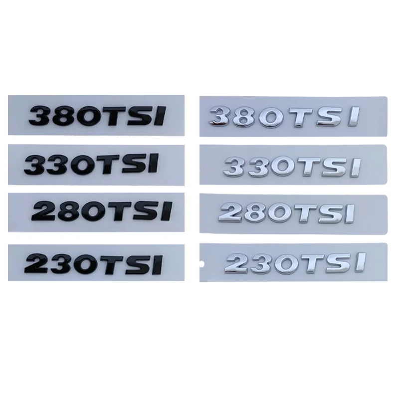 Etiqueta Engomada Del Logotipo Del Coche, Accesorio De Estilo, Abs, 230Tsi, 280Tsi, 1 Piezas