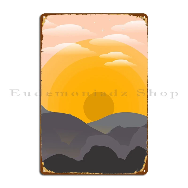 

Mountain Poster Metal Sign Poster Home Customized Living Room Cinema Cinema Tin Sign Poster