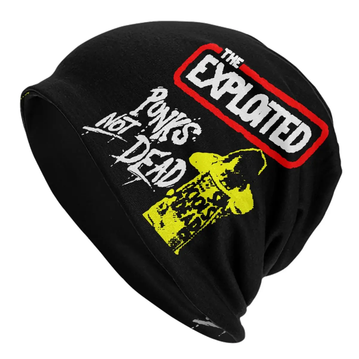 

Punks Not Dead The Exploited Bonnet Hats Hip Hop Outdoor Skullies Beanies Hats Men's Women's Spring Thermal Elastic Cap