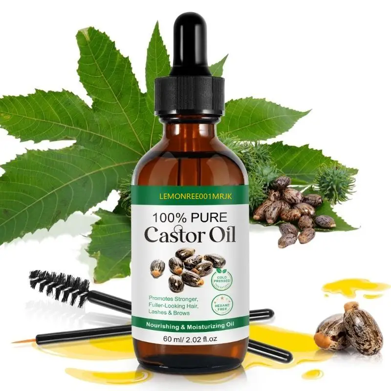 M4YA 60ml Castor Oil Promote Hair Growth Nourishing & Moisturizing Oil for Woman