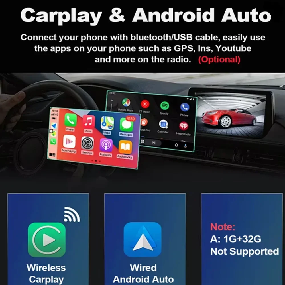 8Inch Car Stereo Radio Car-play GPS Navi Compatible for C-harger Magnum 2005-2007 Android 13