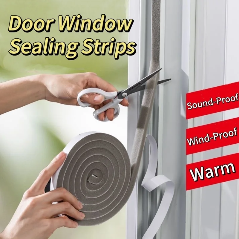 2M Foam Self-adhesive Door Window Sealing Strip Wearable Sliding ...