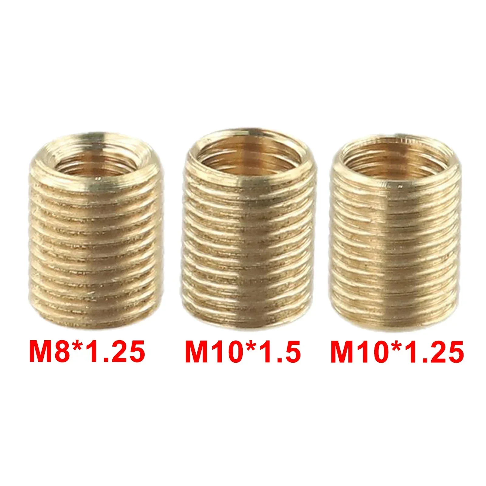 Applicable To M12x1.25 Shift Knob Thread Adapters Shift Flexible Gear Accessories Parts Practical New Gold 3Pc