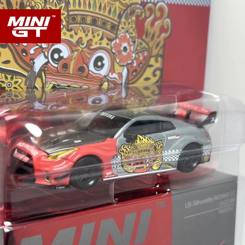 MINIGT 1:64 LB WORKS GTR R35 RR Ver.1 BARONG alloy car model 651