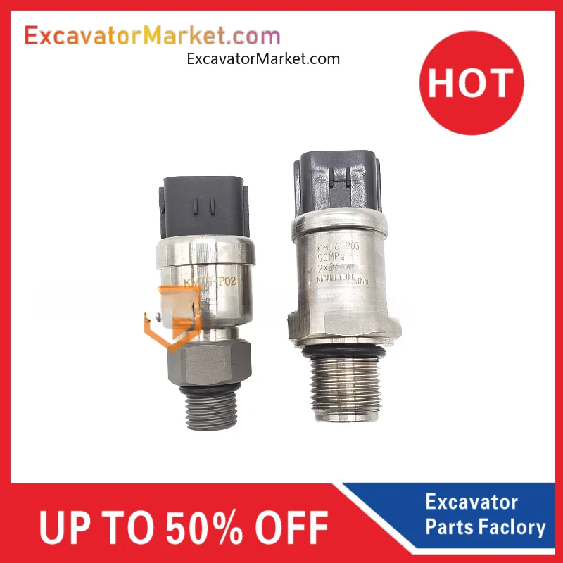 

Excavator Parts For Case SH 210 240 260 350 360-5/A3 Hydraulic Pump High and Low Pressure Sensor Excavator Accessories