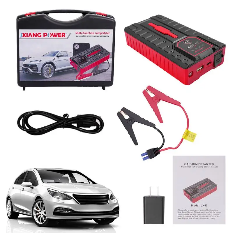 

Jump Start Pack Portable Powerbank Battery Booster Pack Intelligent Car Jumper Start Portable Charger For Cars