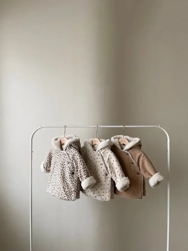 Description Picture 3 of itemWinter Newborn Infant Cotton Warm Clothes Brother Sister Matching Clothing Newborn Toddler Infant Romper Baby Boys Girls Coat