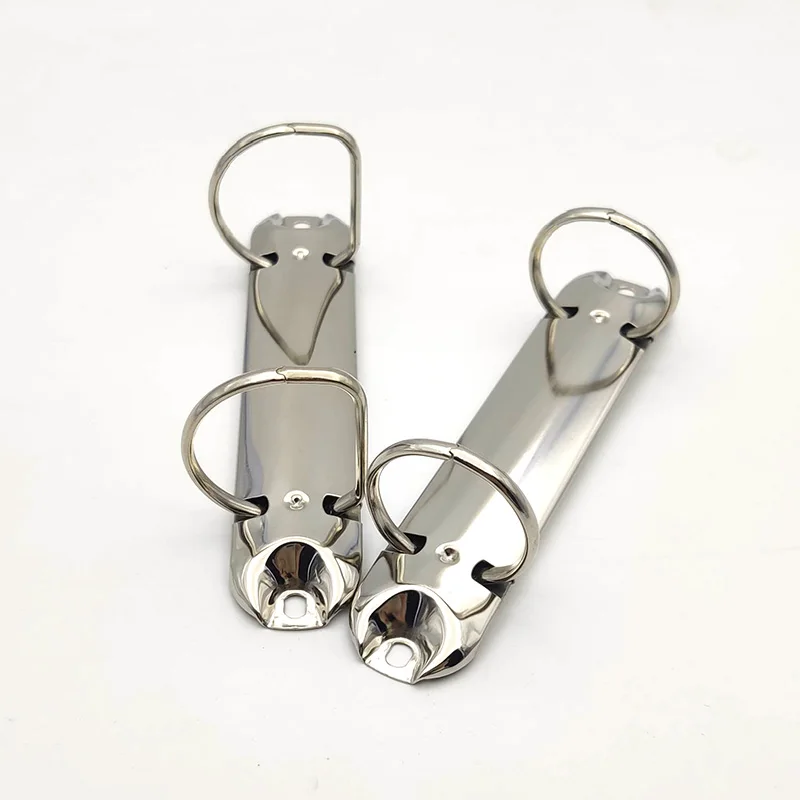 2 Rings Binder Clips O / D Shape 30-38mm Metal Loose-Leaf 2-Hole Spiral File Folder Album Diary Clips Notebook Stationery,metal ring binder,metal binder ring,loose leaf binder clips,binder clip