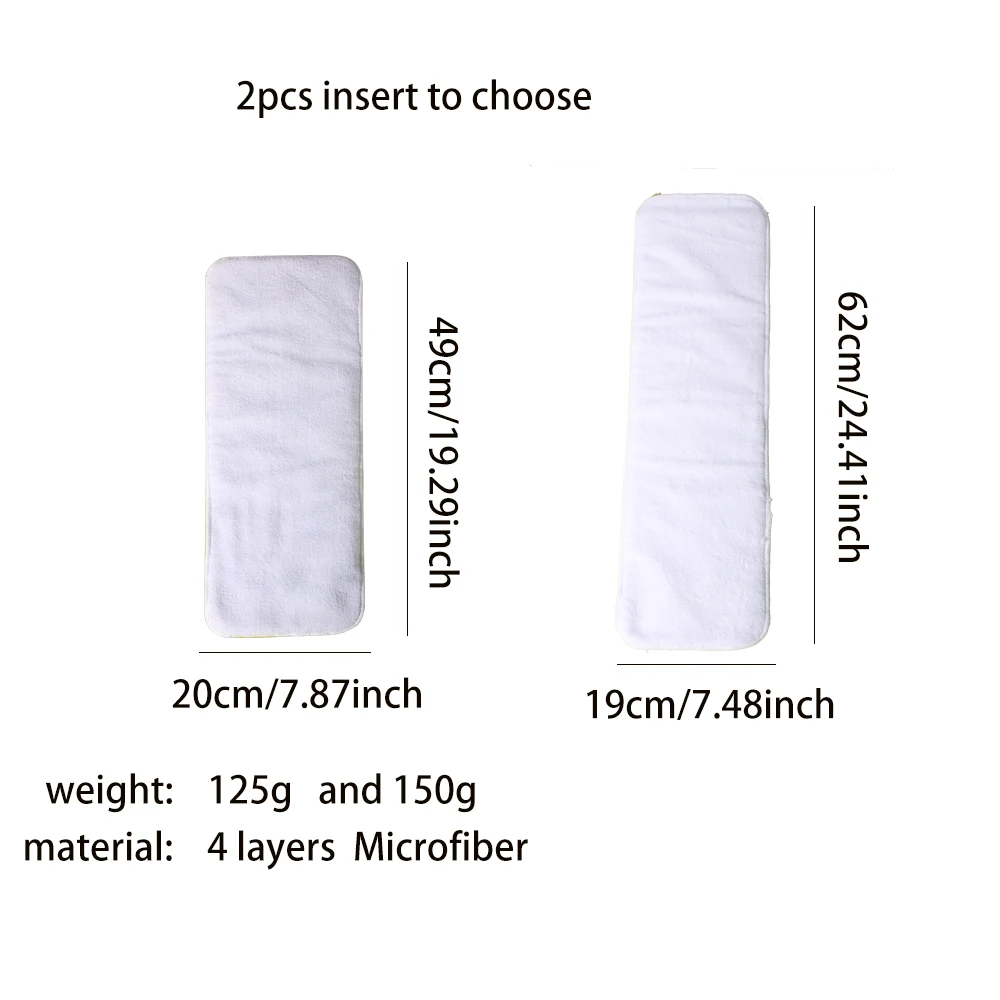 2PCS Adult Diapers Large Size Washable Cloth Diaper for Patients Elderly Reusable Incontinence Underwear Pants