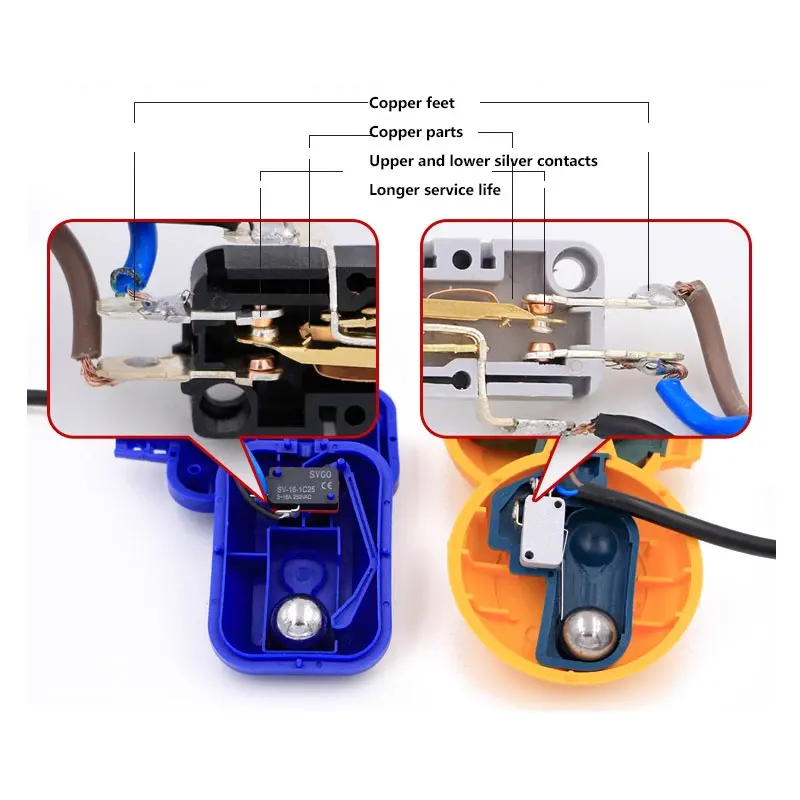 Line length 5M Controller Float Switch Liquid Switches Liquid Fluid Water Level Float Switch Controller Contactor Sensor M15-5
