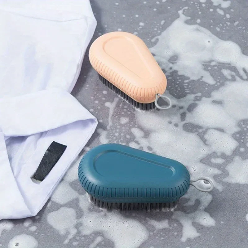 1Pc Plain color plastic soft-wool laundry brush shoes washing clothes brush board brush shoes brush 6