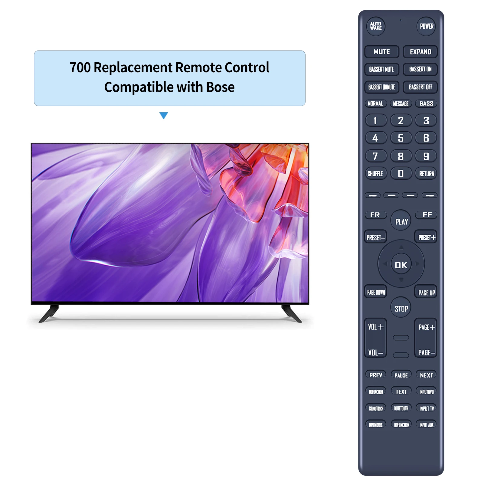 Bose Soundbar 700 홈시어터용 새 교체용 리모컨
